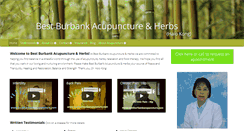 Desktop Screenshot of bestburbankacupuncture.com